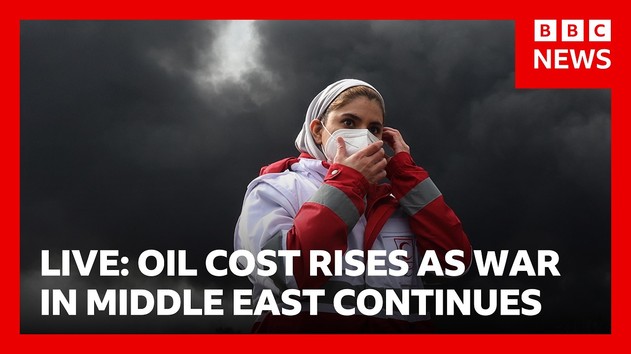 Oil price passes $100 a barrel as war in Middle East continues | BBC News