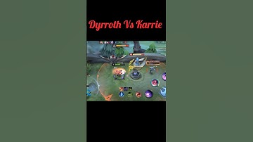 Dyrroth 🗡️ Vs Karrie 💃 || Mobile Legend Shots || Mlbb Shorts #mlbb #mlbbshorts #short #shots
