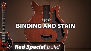 Red Special Build - PT07 - Binding and Stain