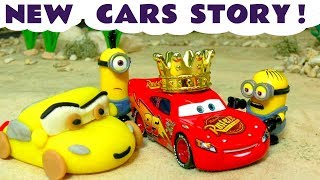 Cars 3 Lightning McQueen Play Doh Game With Funny Minions screenshot 1