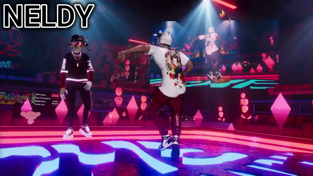 【VRCHAT】 : Full body Tracking - Dance battle highlights!!! 😎/