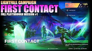 Legendary Lightfall Campaign Solo - Mission #1 First Contact [Destiny 2 Lightfall]