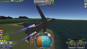 Kerbal Space Program flying to the north pole