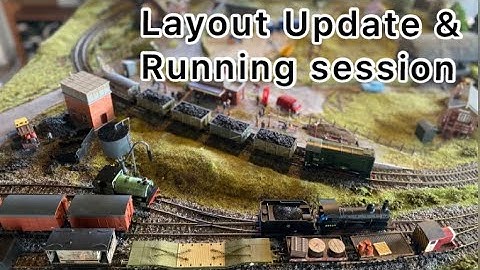 Model Railway Layout Update and Running Session (1/1/22)