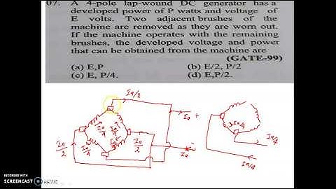 dc machines GATE questions
