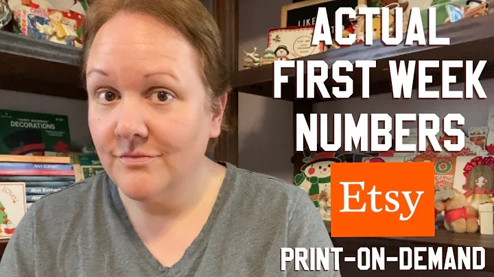 Etsy Print-On-Demand Success: First Week Numbers