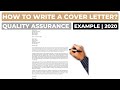 job application letter for quality assurance Letter cover quality
assurance
