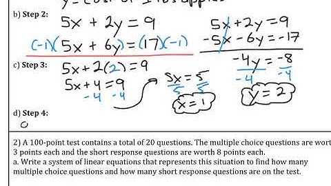 Systems of Equations Word Problems