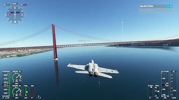 Flying under the San Francisco Bridge inverted! #flight #flightsimulator