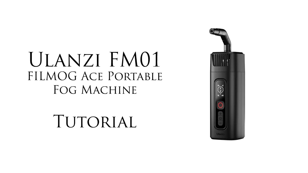 Ulanzi FM01 FILMOG Ace Portable Fog Machine - Tutorial
