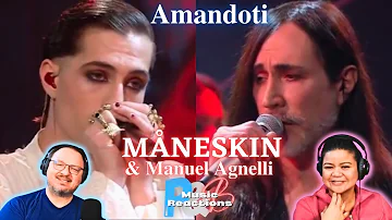 MÅNESKIN "Amondoti" feat Manuel Agnelli (Sanremo 2021 Live Performance Video ) | Couples Reaction!