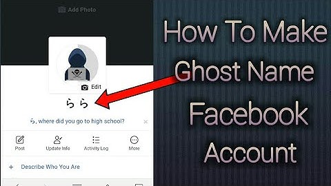 How To Make Ghost Name ID | New 2018 | Helping Zone