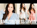 NEW AMAZON SPRING DRESSES BEST SELLERS  TRY ON / AMAZON HAUL AND TRY ON  #amazontryon #amazonhaul