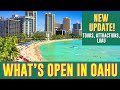 WHAT'S OPEN NOW IN OAHU UPDATE | TOURS, ATTRACTIONS, HIKES & LUAU