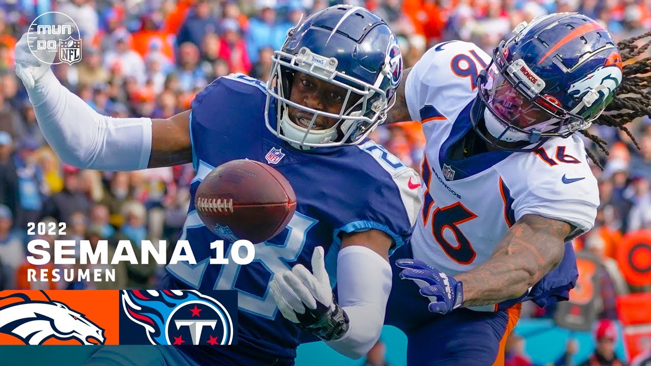 Denver Broncos vs. Tennessee Titans Semana 10 NFL 2022 Resumen