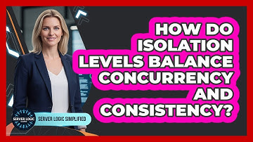 How Do Isolation Levels Balance Concurrency And Consistency?