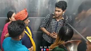 Barat Dance in lift prank full video🤣| RJ Naved | Mirchi Murga Shorts |#shorts#rjnaved#liftprank