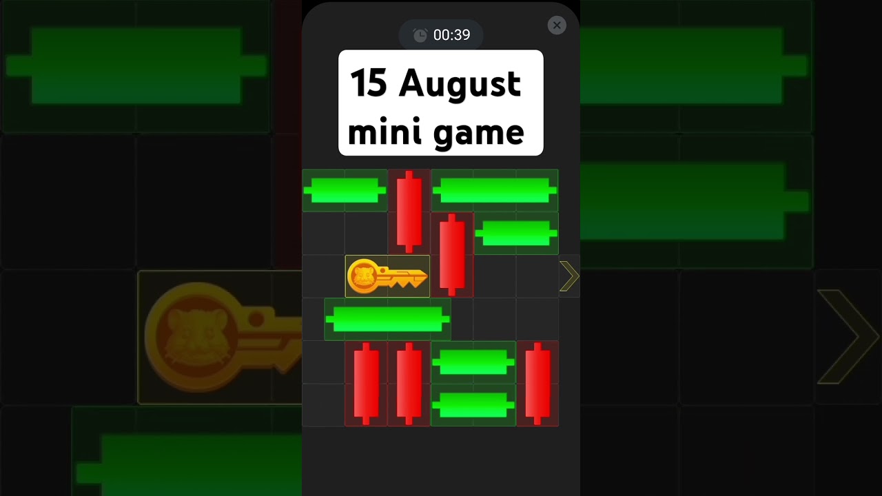 Hamster Kombat mini game 15 August | Mini Game today 