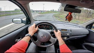 2003 Nissan Micra | 1.5 Di 65 HP | POV Test Drive