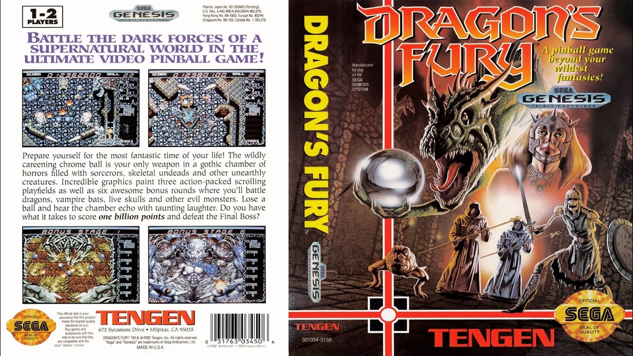 [Bonus Table 3] Dragon's Fury (SEGA Mega Drive/Genesis Music) 🎶