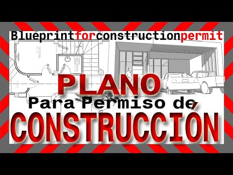COMO hacer PLANO para PERMISO o LICENCIA de CONSTRUCCIÓN actualizacion de catastro