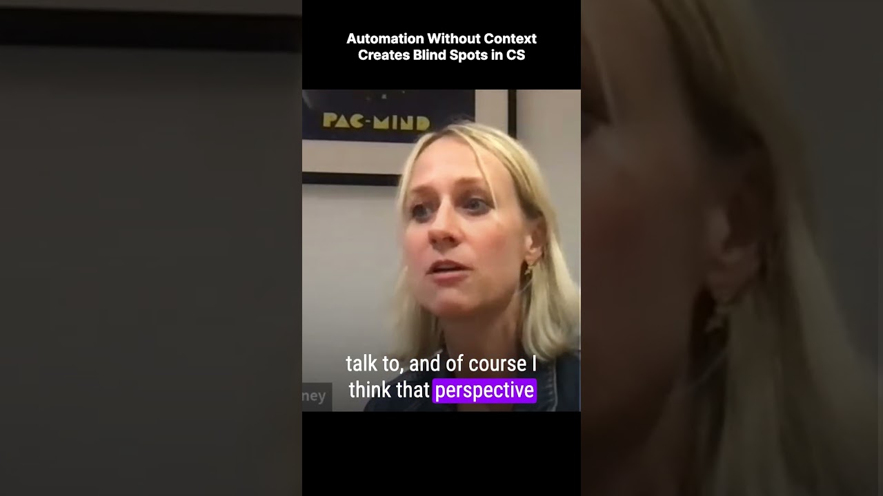 Automation Without Context Creates Blind Spots in CS | Estelle McCartney