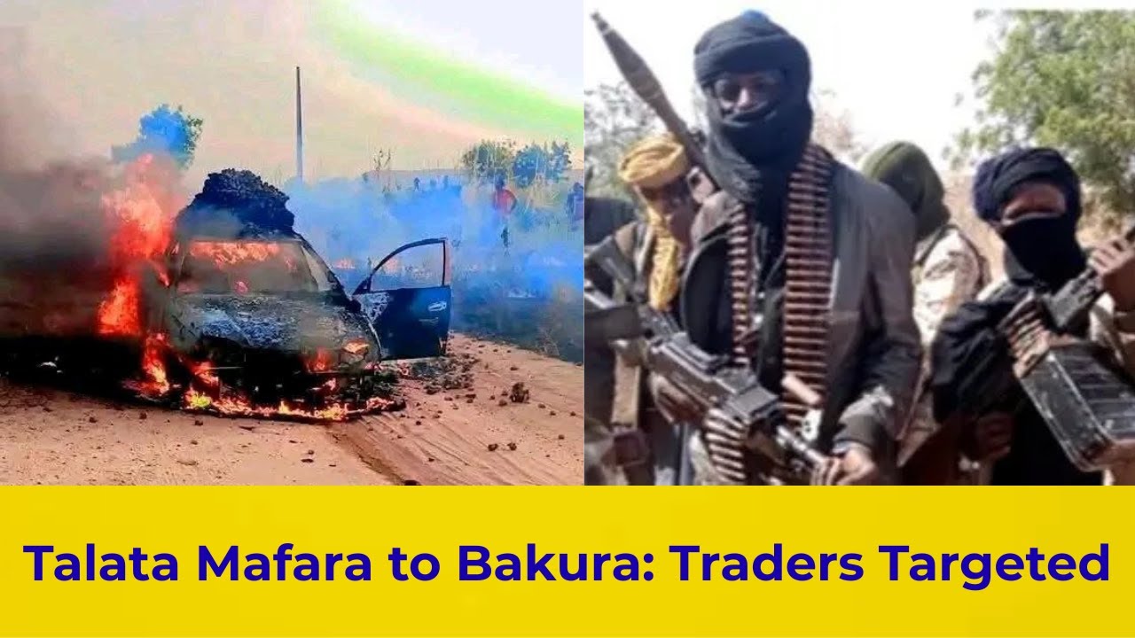 BREAKING: Band!t Burn Two Vehicles Carrying Traders from Talata Mafara Market in Zamfara