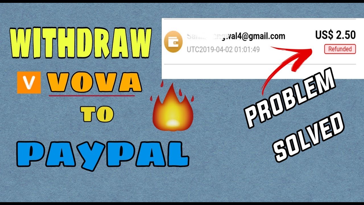 How to Redeem your Vova money in Paypal | Money Refunded problem solved 🔥