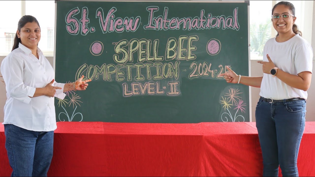 St View International:- Spell Bee Competition Level - 2 - YouTube