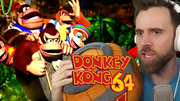First Time EVER Playing Donkey Kong 64!