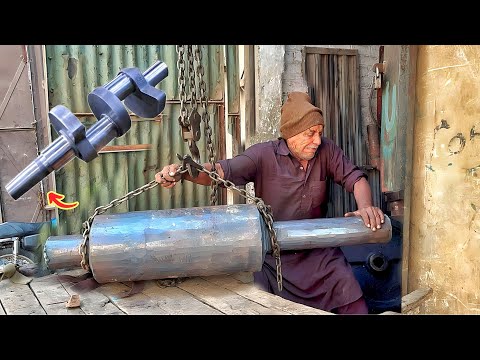 3cylinder Ammonia Compressor Crankshaft Manufacturing process| Production Compressor Crankshaft