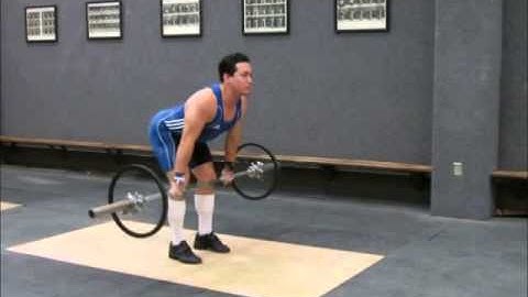 Clean with Pause above Knees