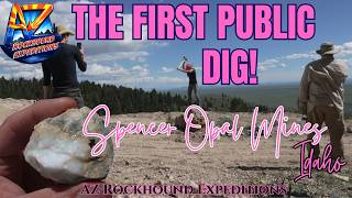 The first public dig at Spencer Opal Mine 2025!