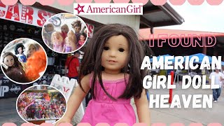 How many American Girl Dolls Can we find at this Flea Market ?!!