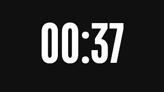 Famous Quiet 37-Second Timer - High Resolution Black & White Display | 4K Ultra HD Net Worth