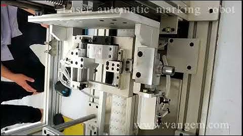 Automatic laser marking robot for SPD