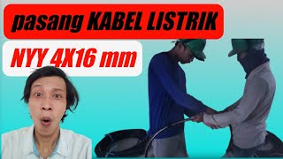 cara pasang KABEL LISTRIK,NYY 4X16 mm SUPREME untuk Instalasi Listrik Rumah