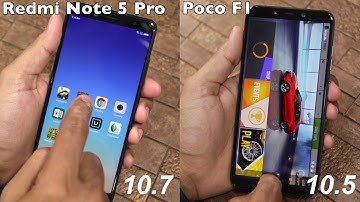 Poco F1 vs Redmi Note 5 Pro Speed Test, Multitasking, and NAND Storage Comparison