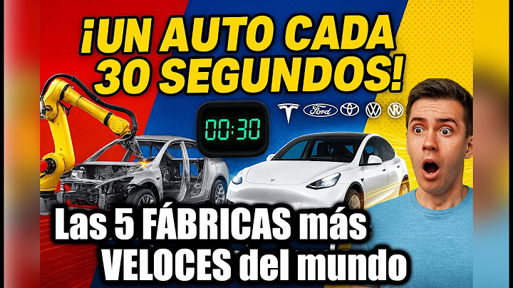 🚗 "Las 5 FÁBRICAS más VELOCES del mundo"💥, Así se fabrica un auto cada 30 segundos