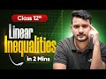 Understanding Linear Inequalities in 2 Mins 🔥 | Class 12 Applied Maths
