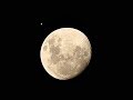 Lua e jupiter lado a lado na noite de 20072018