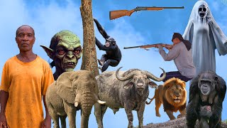 WONDERS 😳 SPIRIT chased my father and i in the forest, A Big ELEPHANT pushed me at midnight. Hunter