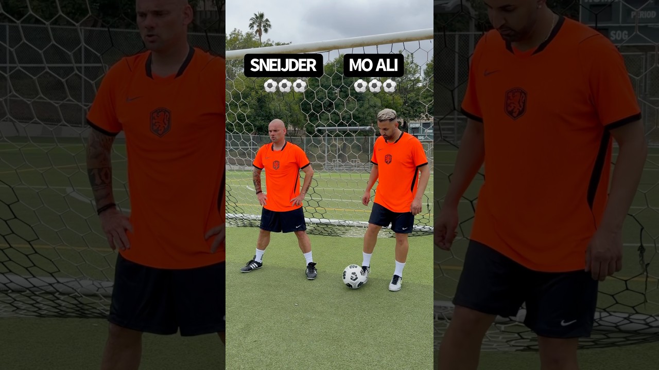 Backspin challenge vs Sneijder 🔥