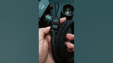 TRS Handmade Paracord Camera Strap – a perfect blend of style and functionality. 📷