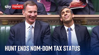 Budget 2024: Hunt axes nondom tax regime