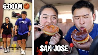 Eating + Playing Basketball in San Jose | Ft. @JaySharon