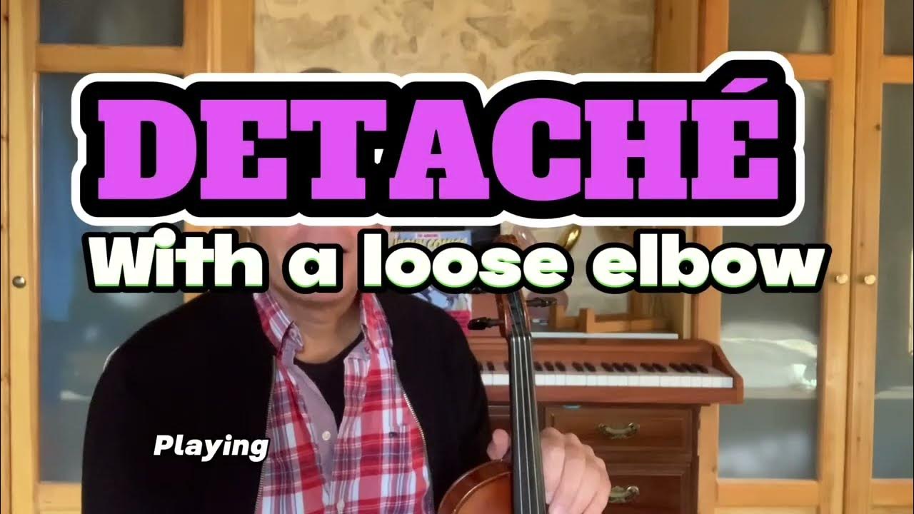 How to play detache bows on the Violin. YouTube
