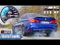 BMW M5 F90 830HP Aulitzky 0-320km/h & AKRAPOVIC SOUND by AutoTopNL