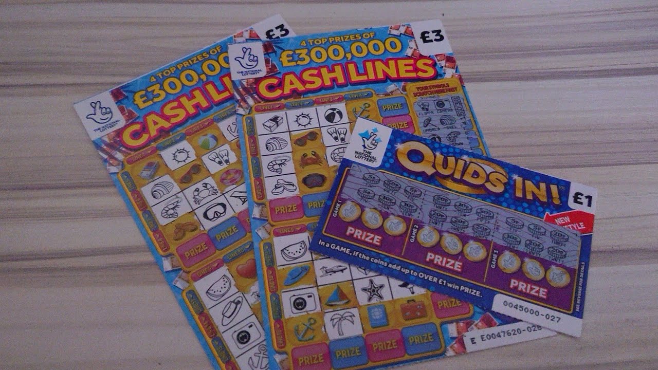 Cash Lines - Quids In Scratch Cards - National Lottery Scratch Cards - National Lottery UK