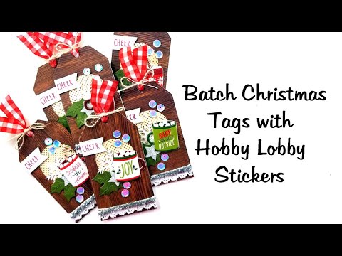 Multi Tag Punch Demo from Hobby Lobby's Paper Studio brand, plus